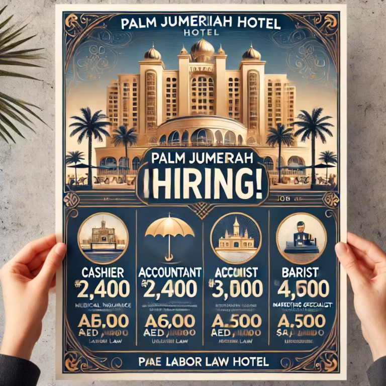 Hospitality jobs in Dubai