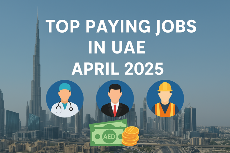 Top Paying Jobs in UAE – April 2025