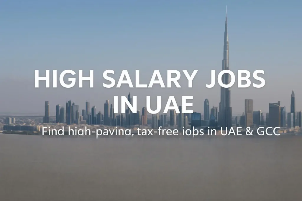 High Salary Jobs in UAE